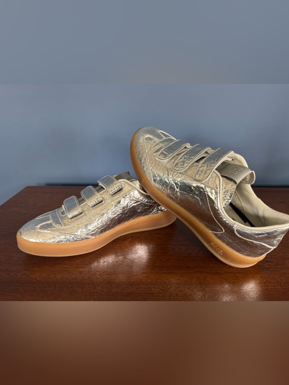 P448 MONZA VELCRO SILVER